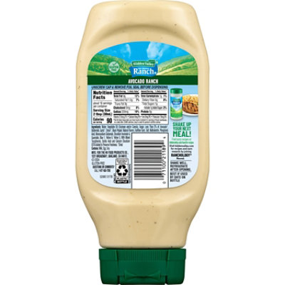 Hidden Valley Avocado Ranch Topping and Dressing Bottle - 16 Fl. Oz. - Image 2