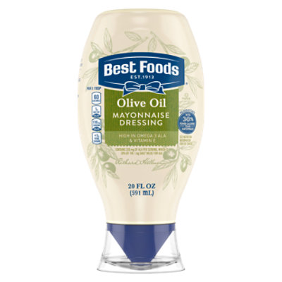 Best Foods Squeeze Mayonnaise Dressing With Olive Oil  - 20 Oz - Image 2