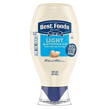 Best Foods Squeeze Light Mayonnaise - 20 Oz - Image 2
