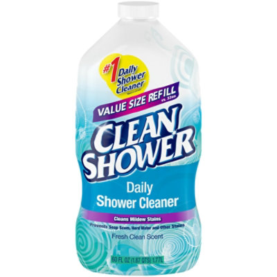 Clean Shower Fresh Clean Scent Shower Cleaner Value Size Refill - 60 Fl. Oz. - Image 1