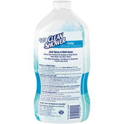 Clean Shower Fresh Clean Scent Shower Cleaner Value Size Refill - 60 Fl. Oz. - Image 5
