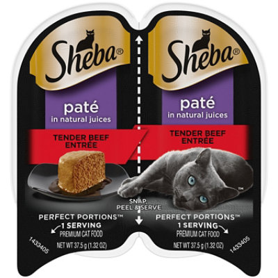 SHEBA® PERFECT PORTIONS™ Premium Paté Tender Beef Entrée
