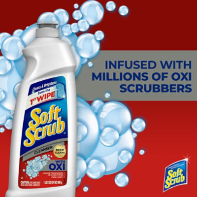 Soft Scrub Cleanser Surface With Oxi Multi Purpose - 24 Oz - Image 2