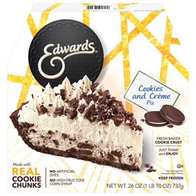 EDWARDS Pie Creme Cookies & Creme Box Frozen - 26 Oz