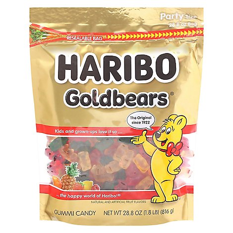 Haribo Gold-Bears Gummi Candy - 28.8 Oz