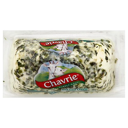 Chavrie With Cucumber & Chive Log - 4 Oz - Image 1