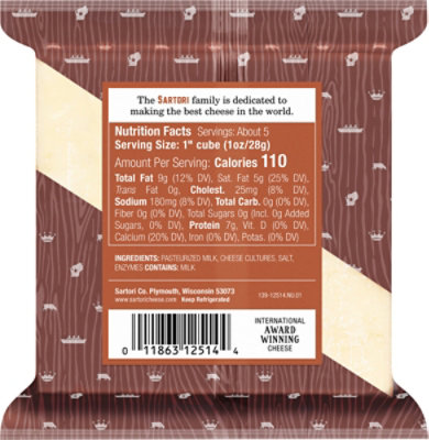 Satori Cherrywood Smoked Cheddar - 5 Oz - Image 6