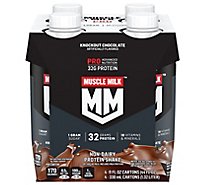 MUSCLE MILK Pro Series Protein Shake Non Dairy Knockout Chocolate - 4-11 Fl. Oz.