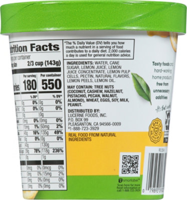 Open Nature Sorbet Lemon - 1 Pint - Image 5