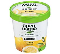 Open Nature Sorbet Lemon - 1 Pint