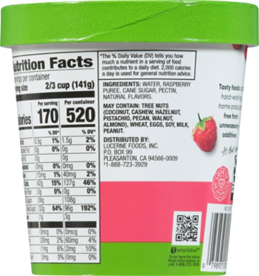 Open Nature Sorbet Raspberry - 1 Pint - Image 5