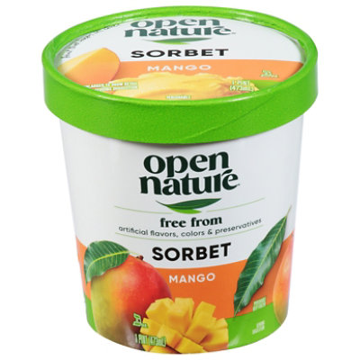 Open Nature Sorbet Mango - 1 Pint - Image 1