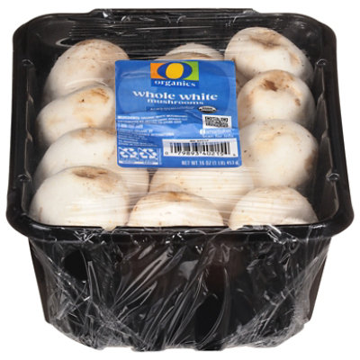 O Organics Mushrooms White Whole - 16 Oz - Image 2