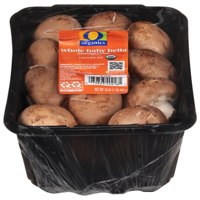 O Organics Organic Mushrooms Baby Bella - 16 Oz
