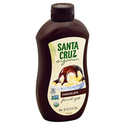 Santa Cruz Organic Syrup Chocolate Flavored 15.5 Oz Pavilions