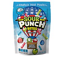 Sour Punch Bites Chewy Candy Assorted Resealable Bag - 9 Oz