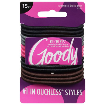 Goody Elastics Ouchless Thick 4mm Cherry Blossom - 15 Count - Image 2