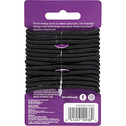 Goody Elastics Ouchless Thick 4mm Black - 15 Count - Image 3