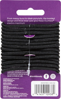 Goody Elastics Ouchless Thick 4mm Black - 15 Count - Image 4