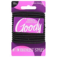 Goody Elastics Ouchless Thick 4mm Black - 15 Count - Image 2