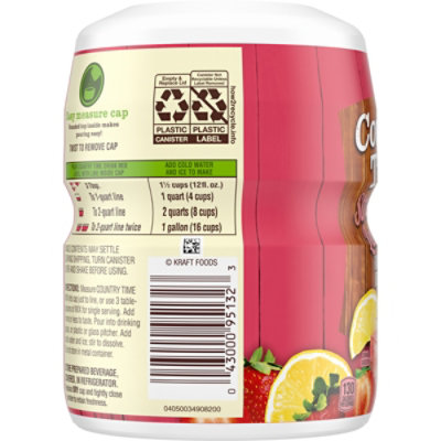 Country Time Strawberry Lemonade Naturally Flavored Powdered Drink Mix - 18 Oz - Image 6