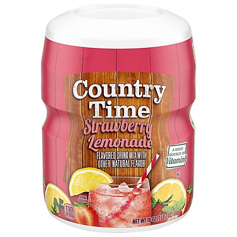 Country Time Drink Mix Strawberry Lemonade - 18 Oz