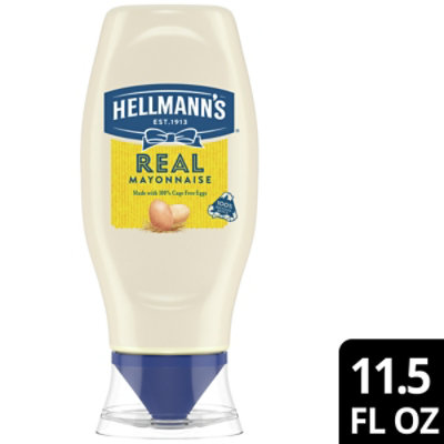 Hellmanns Mayonnaise Real Squeeze Bottle - 11.5 Oz - Image 1