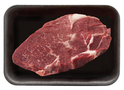 USDA Choice Beef Chuck Cross Rib Steak Boneless Thin - 1 Lb