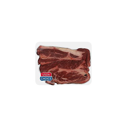 Meat Counter Beef USDA Choice Chuck 7-Bone Steak Thin - 1.50 LB - Image 1