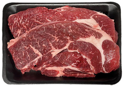 USDA Choice Beef Chuck Steak Boneless Thin - 1 Lb