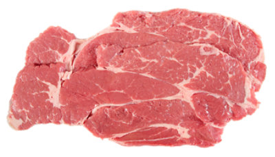 Meat Counter Beef USDA Choice Chuck Steak Boneless Thin - 1 LB