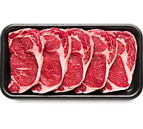 Beef USDA Choice Steak Ribeye Boneless Thin Value Pack - 3 Lb