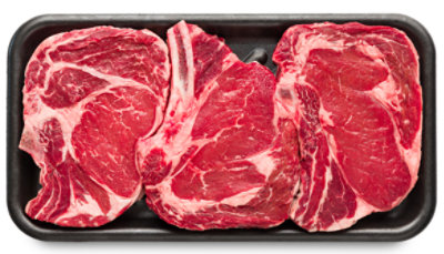 Meat Counter Beef USDA Choice Steak Ribeye Bone In Thin Value Pack - 4.00 LB