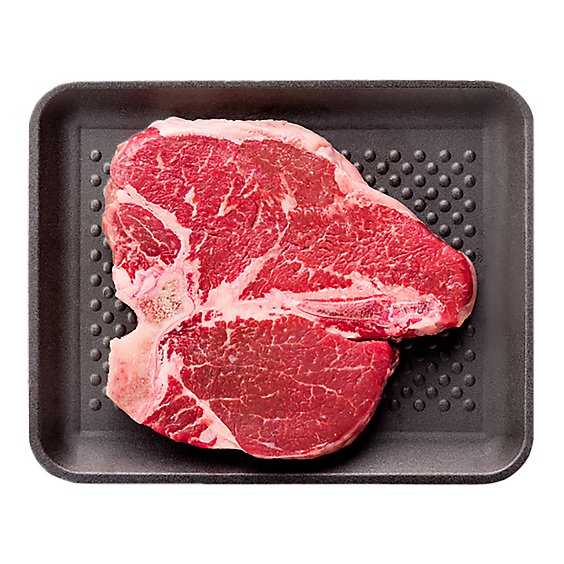 Meat Counter Beef USDA Choice Loin Porterhouse Steak Thin - 1.00 Lb