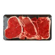 Beef USDA Choice Loin T-Bone Steak Thin Value Pack - 2.5 Lb