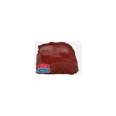 Meat Counter Beef USDA Choice Steak Top Round Thin - 1.00 LB