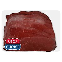 Meat Counter Beef USDA Choice Steak Top Round Thin - 1.00 LB - Image 1