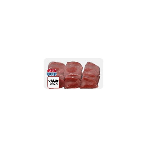 Meat Counter Beef USDA Choice Eye Of Round Steak Thin Cut Value Pack - 1.50 LB