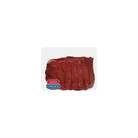 Meat Counter Beef USDA Choice Steak Round Tip Thin - 1.00 LB