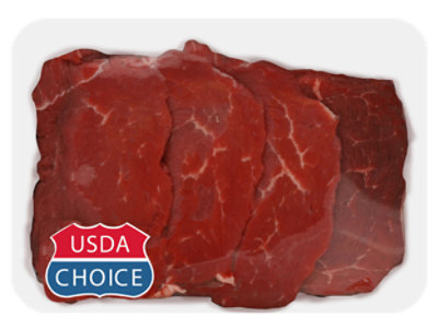 Beef USDA Choice Steak Round Tip Thin - 1 Lb - Image 1