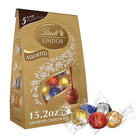 Lindt Lindor Truffles Assorted Chocolate - 15.2 Oz