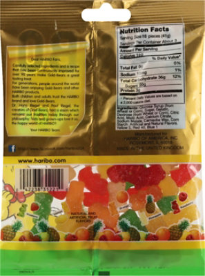 Haribo Gold Bears Gummi Candy Sour - 4.5 Oz - Image 6