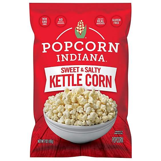 Popcorn Indiana Kettle Corn Sweet & Salty - 7 Oz