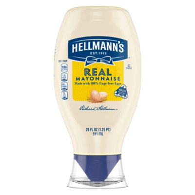 Hellmanns Mayonnaise Real Squeeze Bottle - 20 Oz - Image 1