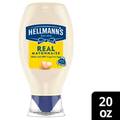 Hellmanns Mayonnaise Real Squeeze Bottle - 20 Oz - Image 2