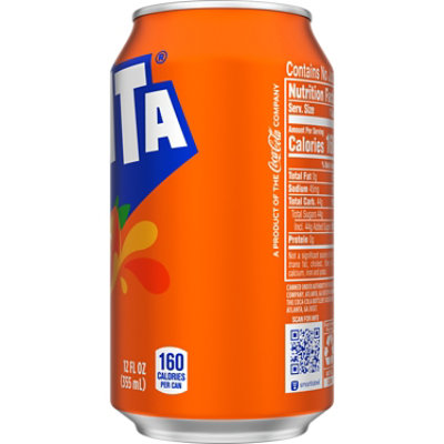 Fanta Soda Orange Cans - 6-12 Fl. Oz. - Image 4