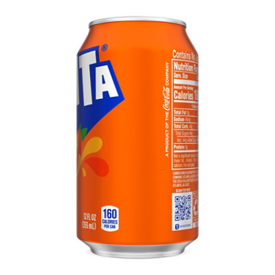 Fanta Soda Orange Cans - 6-12 Fl. Oz. - Image 5