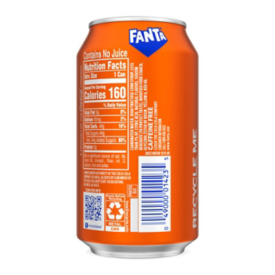 Fanta Soda Orange Cans - 6-12 Fl. Oz. - Image 3