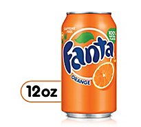 Fanta Soda Orange Cans - 6-12 Fl. Oz.