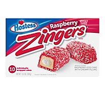 Hostess Artificially Flavored Raspberry Zingers - 13.40 Oz